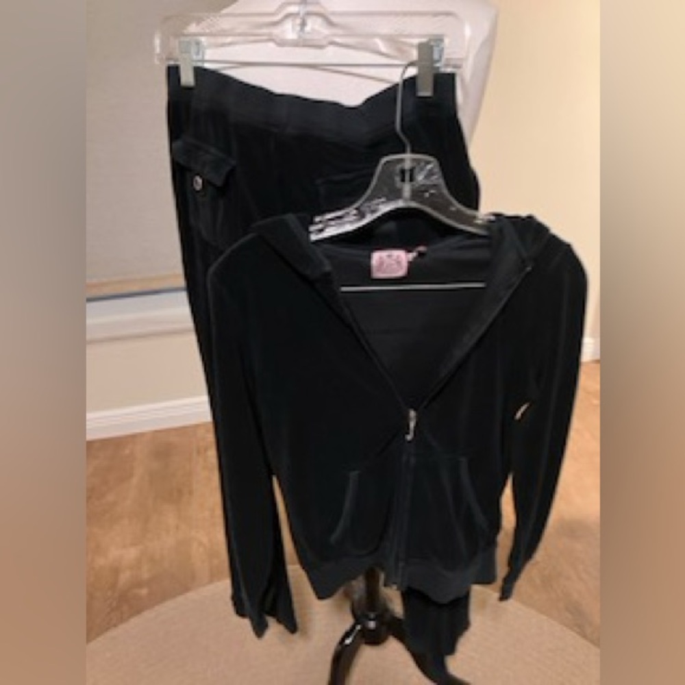 Juicy Couture Black Velour Apparel